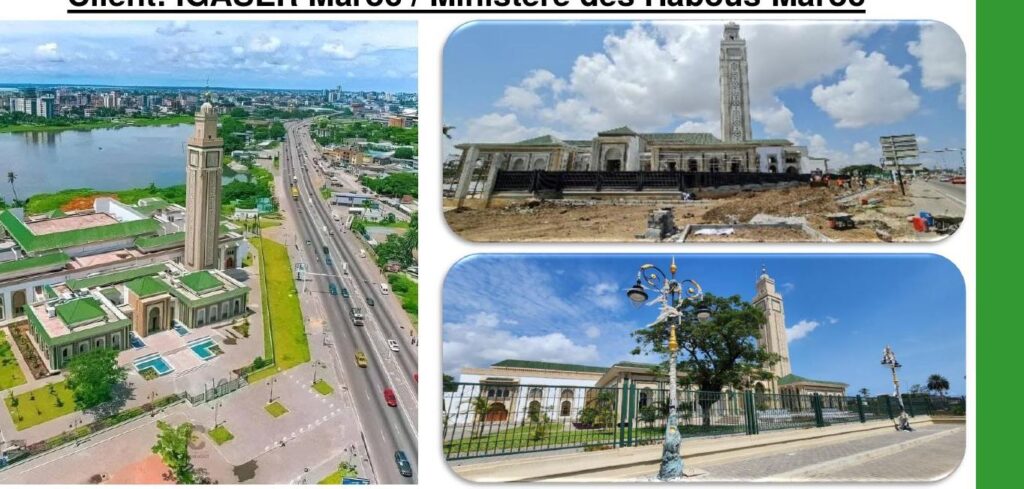 Mosquée Mohammed VI – Aménagements extérieurs