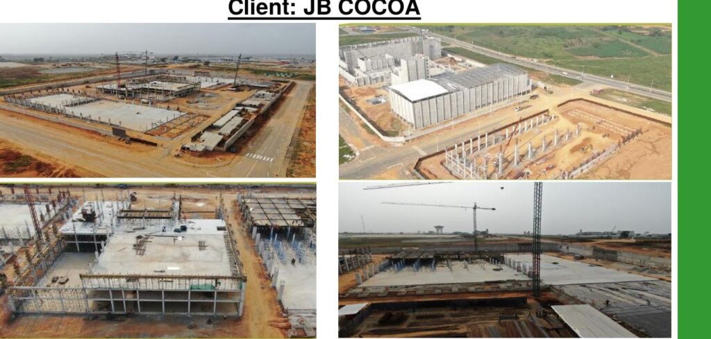 Usine de traitement de cacao JB COCOA