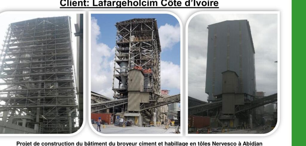 Bâtiment broyeur ciment – LafargeHolcim
